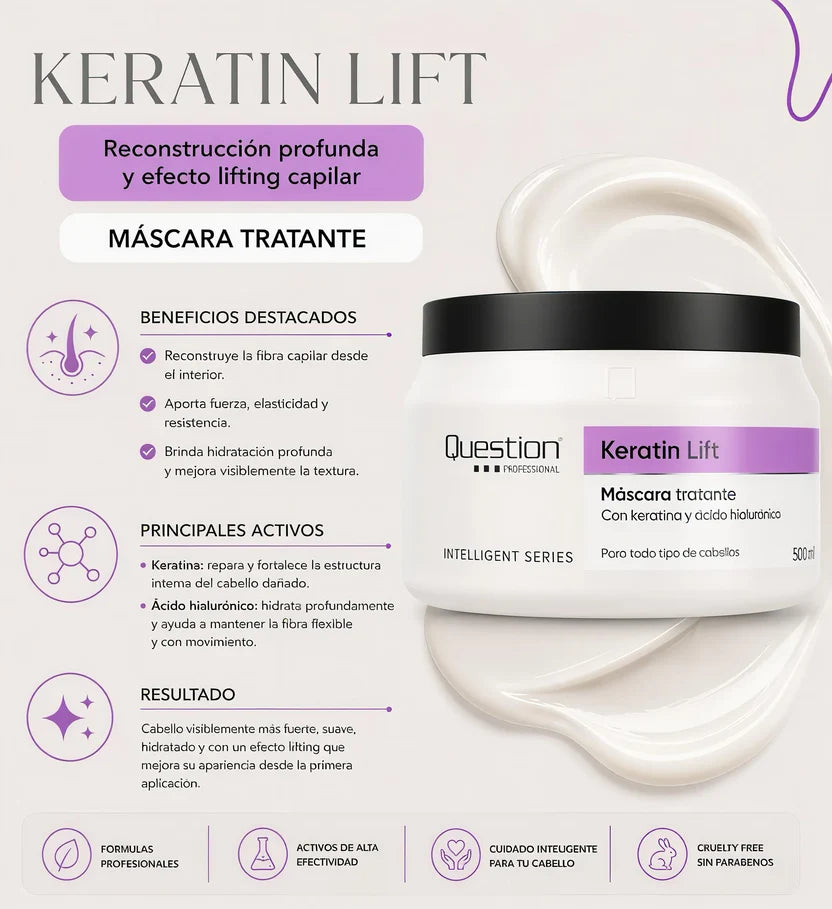 Máscara Keratin Lift – Question Professional (330 g)