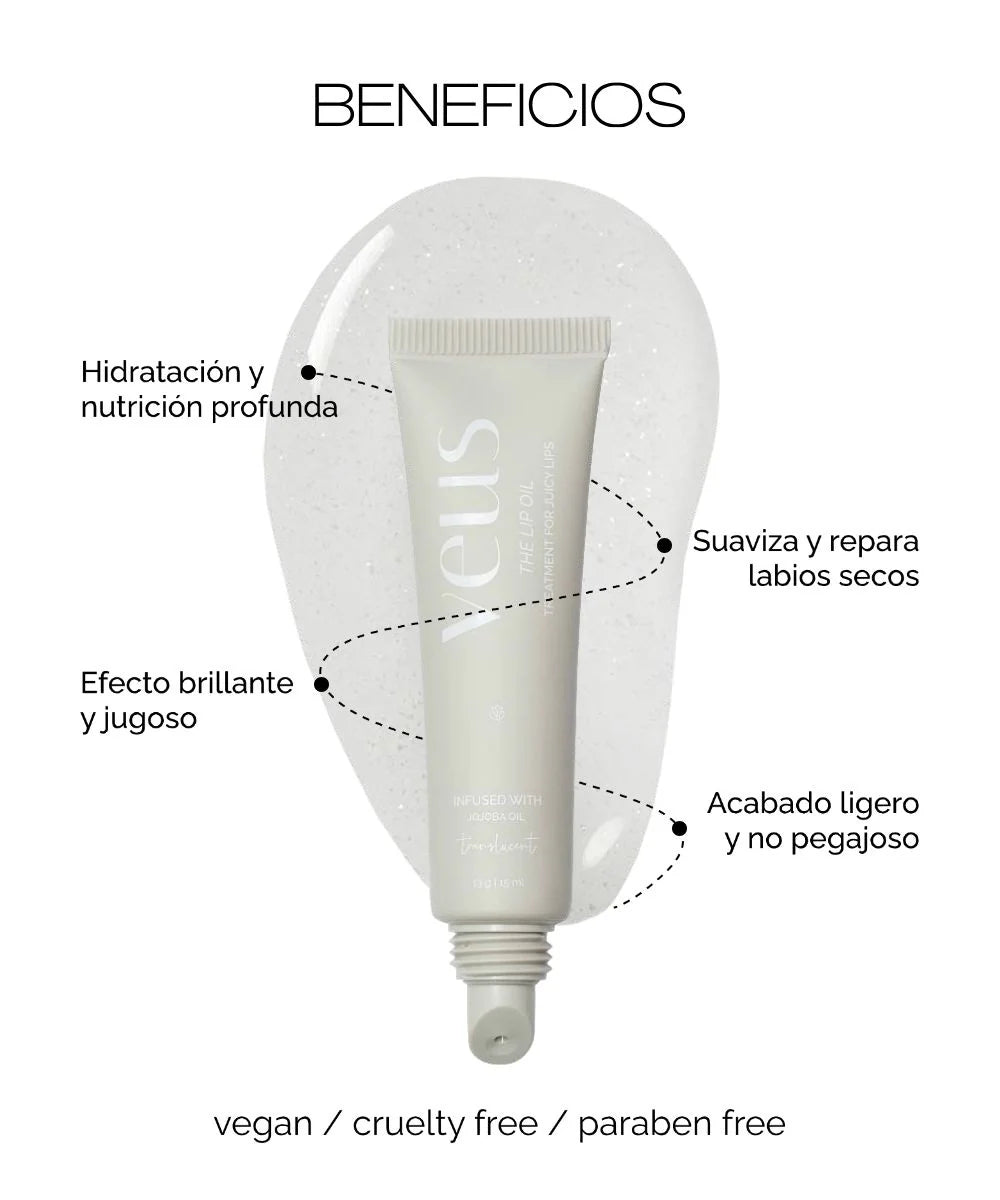 ACEITE HUMECTANTE DE LABIOS "THE LIP OIL" Veus