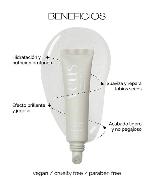 ACEITE HUMECTANTE DE LABIOS "THE LIP OIL" Veus