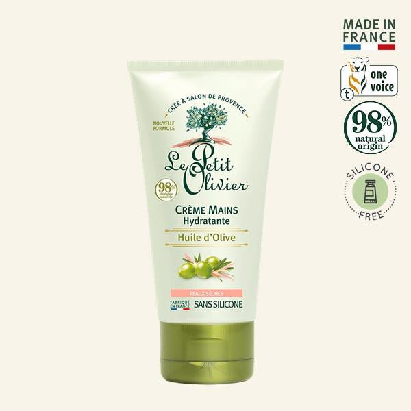 Crema de manos hidratante Oliva. Le Petit Olivier