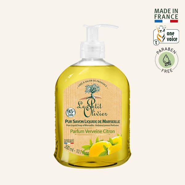 Jabón líquido de Marsella Verbena y Limón. Le Petit Olivier