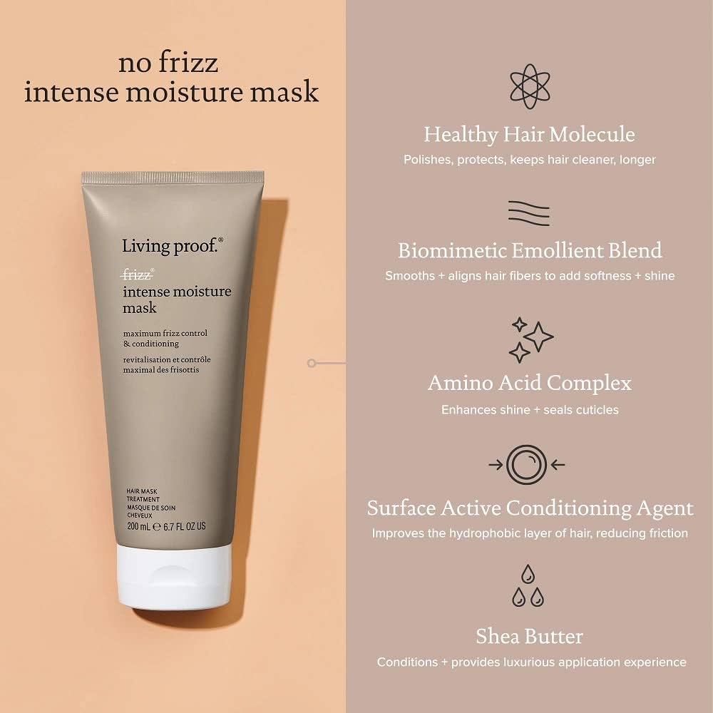 No Frizz Intense Moisture Mask 200 ml Living Proof
