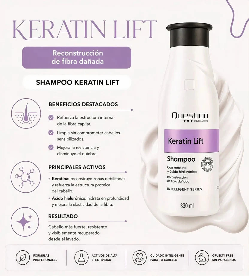 Shampoo Keratin Lift – Question Professional (330 ml)