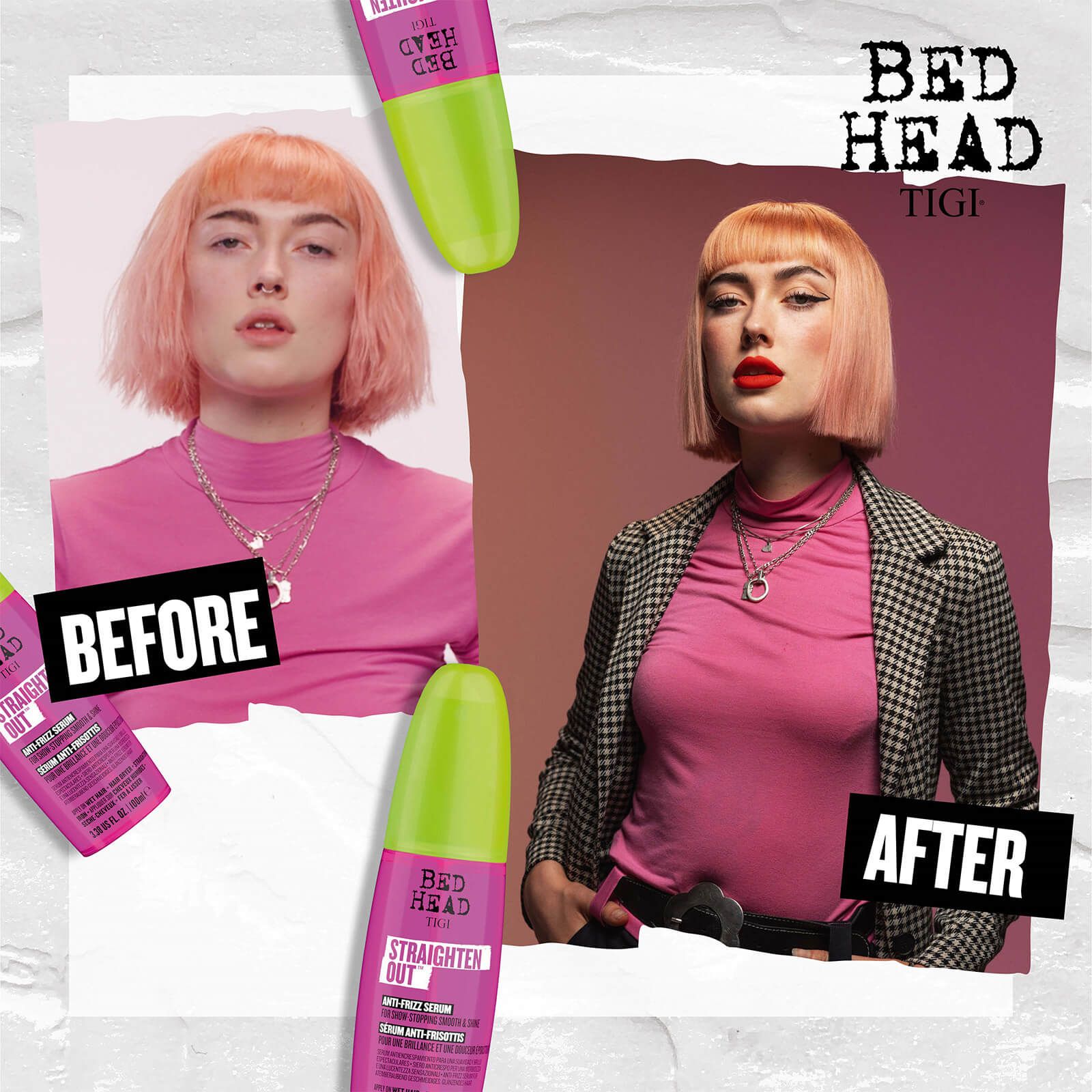 STRAIGHTEN OUT™ - serum anti frizz 100ml. Tigi