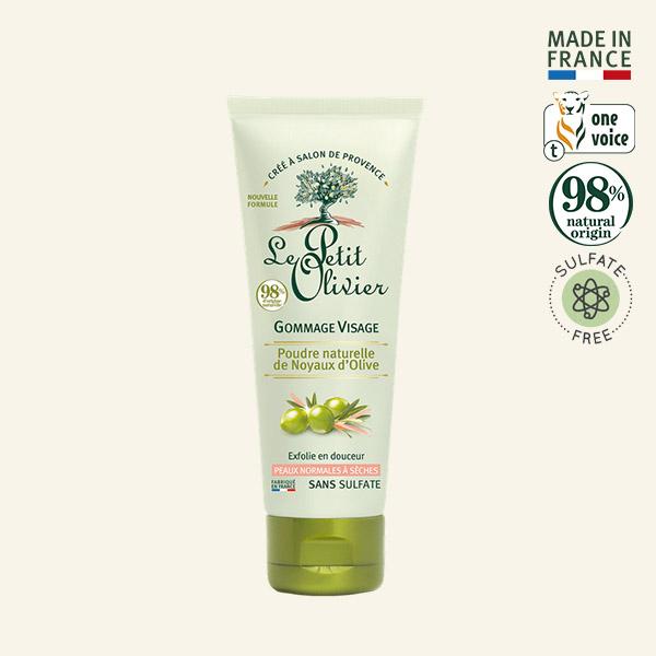 Exfoliante rostro Oliva. Le Petit Olivier