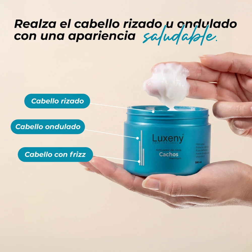 Activador de Rizos Termoactivo 300 g. Luxeny