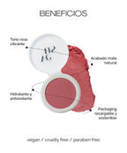 RUBOR EN POLVO "THE BLUSH". Veus