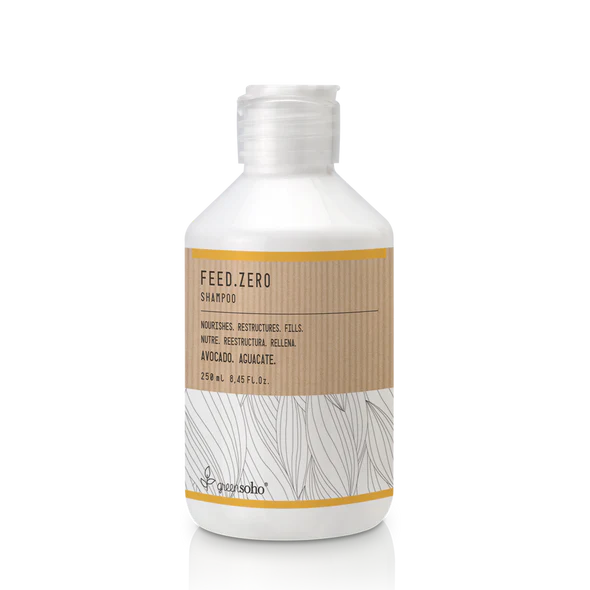 Feed Zero Shampoo Nutritivo y Reestructurante. Green Soho