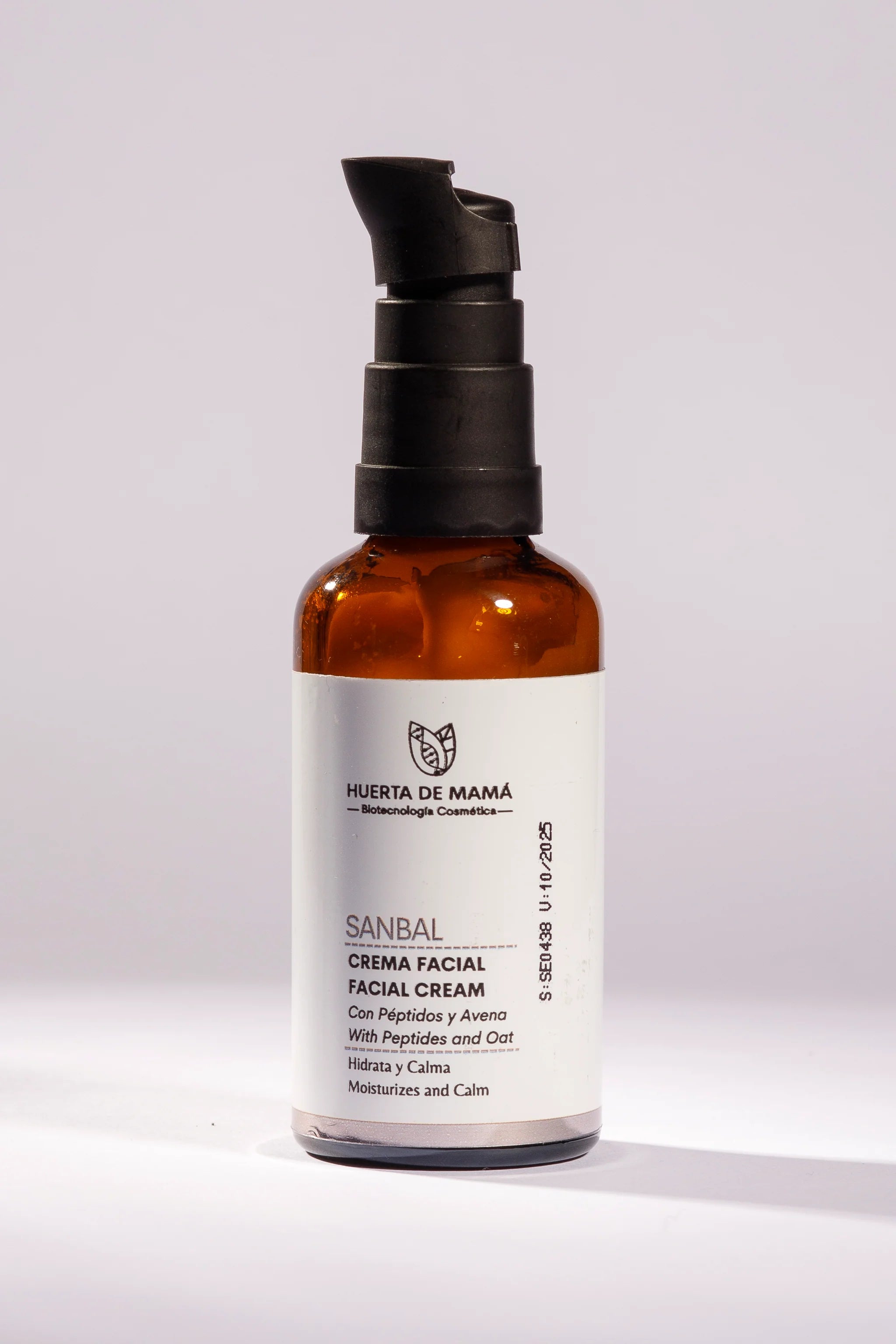 Crema facial calmante – Neurocosmética piel sensible. Huerta de Mamá