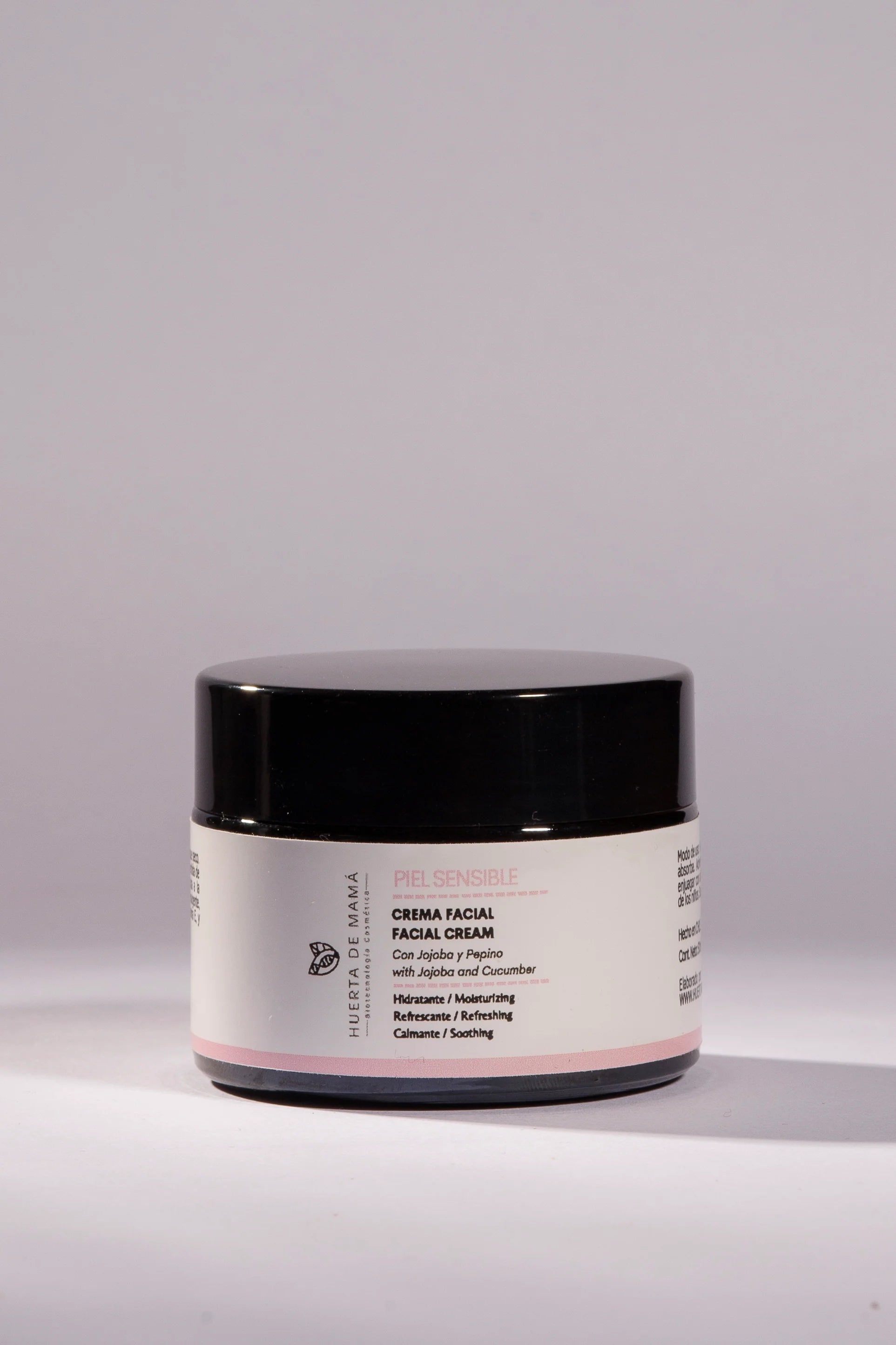Crema facial Piel Sensible. Huerta de Mamá