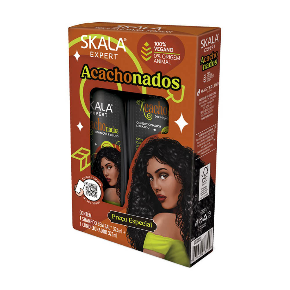 KIT ACACHONADOS Shampoo y acondicionador. Skala