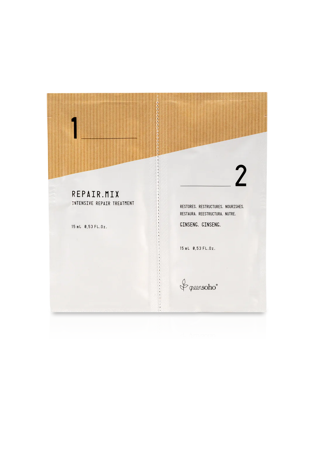 TRATAMIENTO REPAIR.MIX (2X15ML) mascara reparadora intensiva. Green Soho
