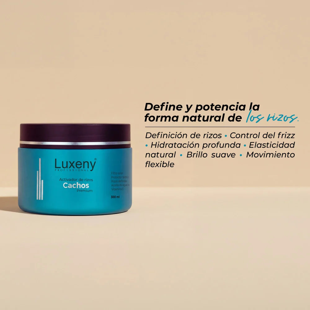 Activador de Rizos Termoactivo 300 g. Luxeny