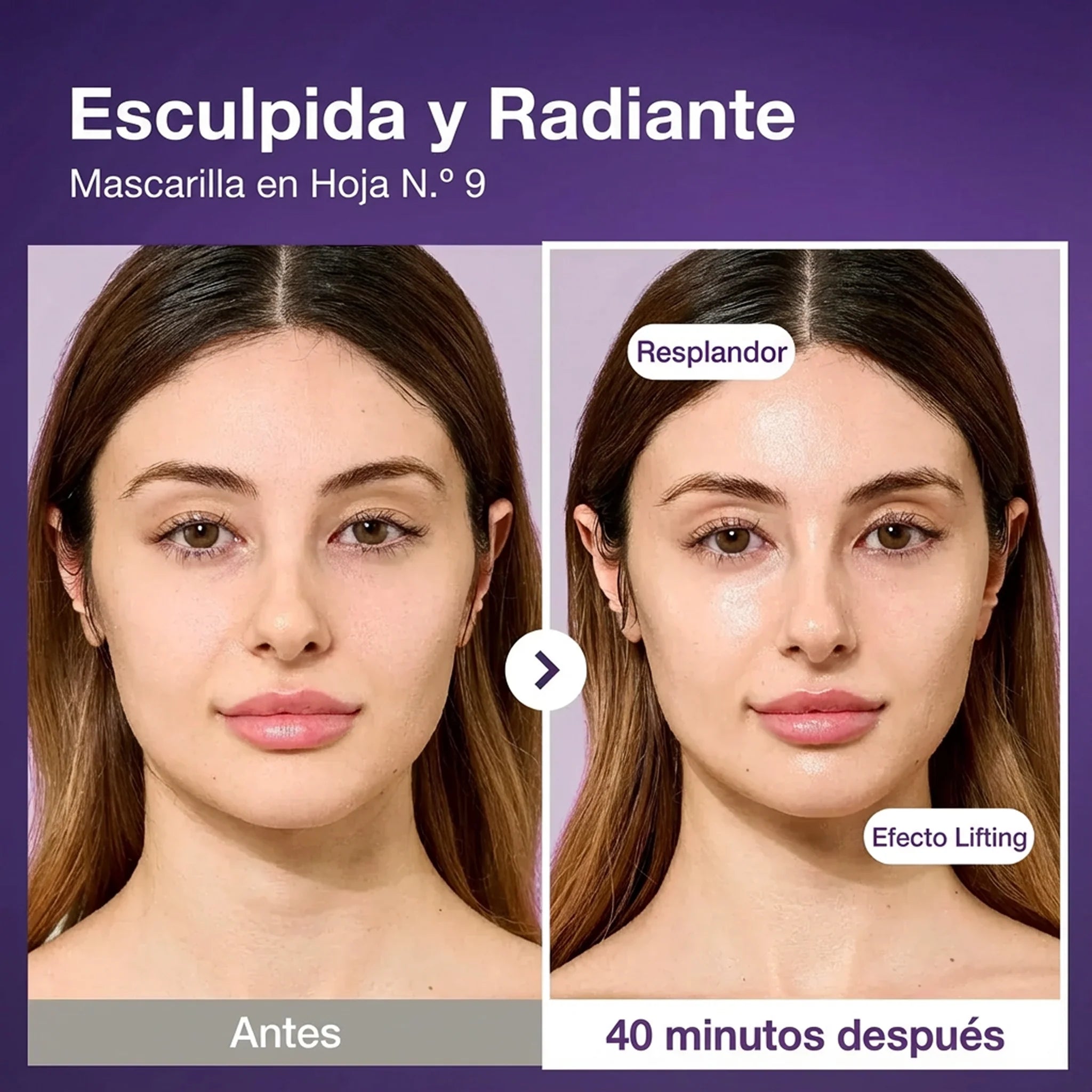 No. 9 NAD Bio Lifting-sil Full Face Pack Sheet. Numbuzin