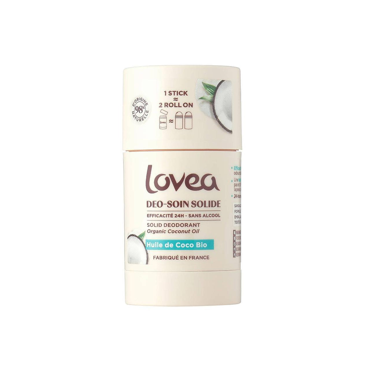 Desodorante sólido Coco. Lovea