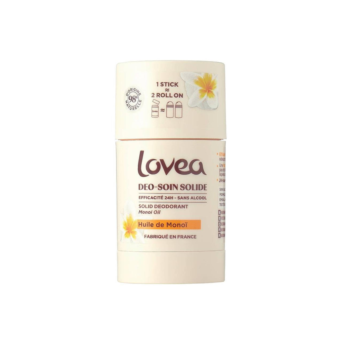 Desodorante sólido Monoï. Lovea