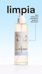 Agua Micelar con Vitamina E+ Goji. Niksen
