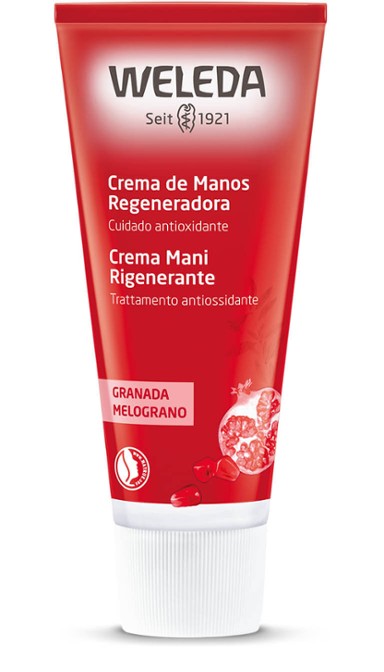 Crema de Manos regeneradora de Granada. weleda