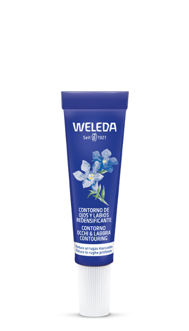 Contorno de Ojos y Labios Redensificante de Genciana azul y Edelweiss