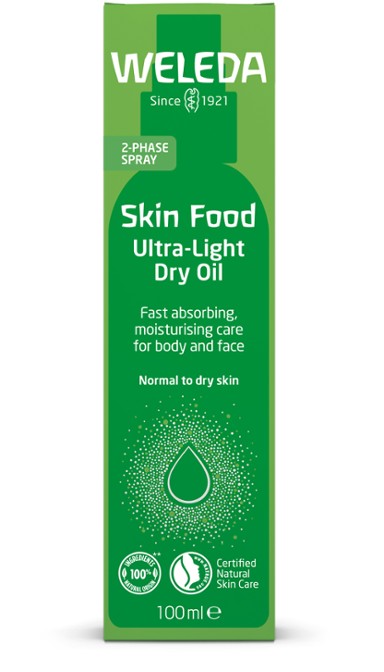 Aceite Seco Ultraligero de Skin Food. Weleda