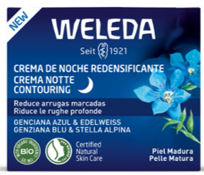 Crema de Noche Redensificante de Genciana azul y Edelweiss
