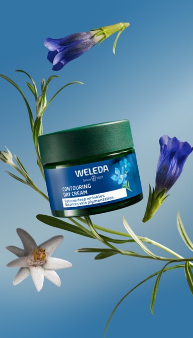 Crema de Día Redensificante de Genciana azul y Edelweiss