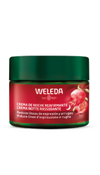 Crema de Noche Reafirmante Granada y Péptidos de Maca. Weleda